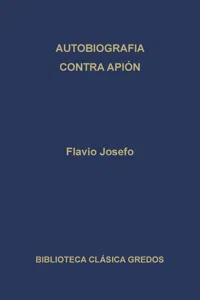Autobiografía. Contra Apión._cover