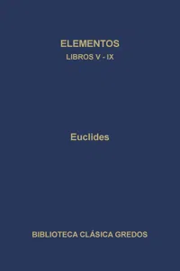 Elementos. Libros V-IX_cover