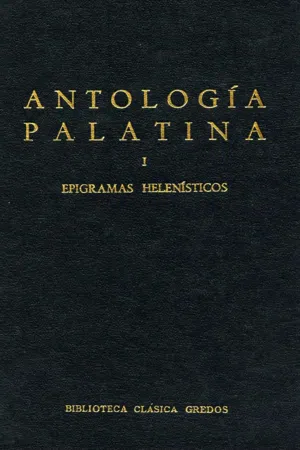 Antología Palatina I