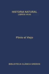 Historia natural. Libros VII-XI_cover