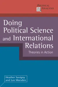 Doing Political Science and International Relations_cover