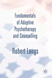 Fundamentals of Adaptive Psychotherapy and Counselling_cover