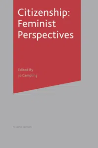 Citizenship: Feminist Perspectives_cover