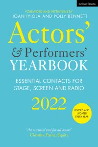 Actors' and Performers' Yearbook 2022_cover