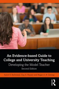 An Evidence-based Guide to College and University Teaching_cover