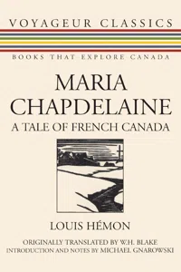 Maria Chapdelaine_cover