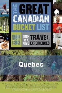 The Great Canadian Bucket List — Quebec_cover