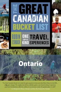 The Great Canadian Bucket List — Ontario_cover