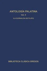 Antología palatina II. La guirnalda de Filipo._cover