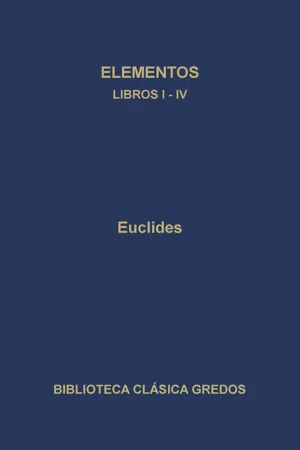 Elementos. Libros I-IV.