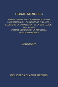 Obras menores. La república de los Atenienses._cover