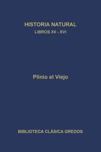 Historia natural. Libros XII-XVI_cover