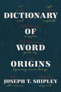 Dictionary of Word Origins_cover