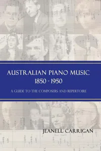 Australian Piano Music 1850-1950_cover