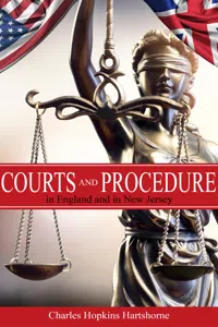Courts and Procedure in England and in New Jersey_cover