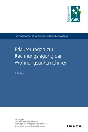 Erläuterungen zur Rechnungslegung der Wohnungsunternehmen