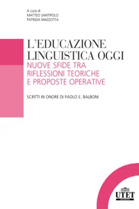 L'educazione linguistica oggi_cover