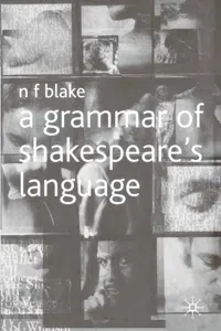 A Grammar of Shakespeare's Language_cover