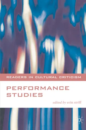 Performance Studies