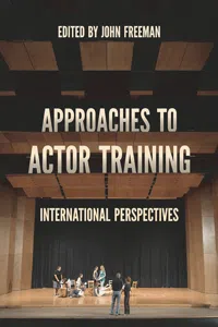 Approaches to Actor Training_cover