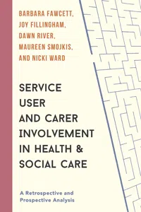 Service User and Carer Involvement in Health and Social Care_cover