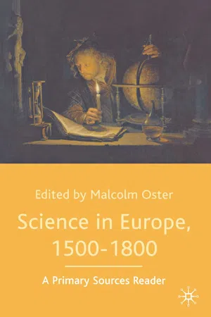 Science in Europe, 1500-1800: A Primary Sources Reader