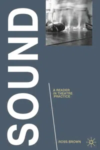 Sound: A Reader in Theatre Practice_cover