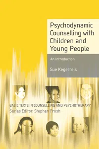 Psychodynamic Counselling with Children and Young People_cover