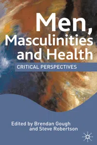 Men, Masculinities and Health_cover