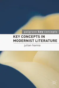 Key Concepts in Modernist Literature_cover