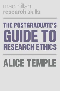 The Postgraduate's Guide to Research Ethics_cover