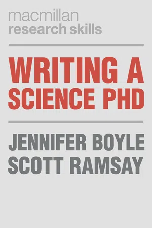 Writing a Science PhD