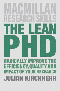The Lean PhD_cover