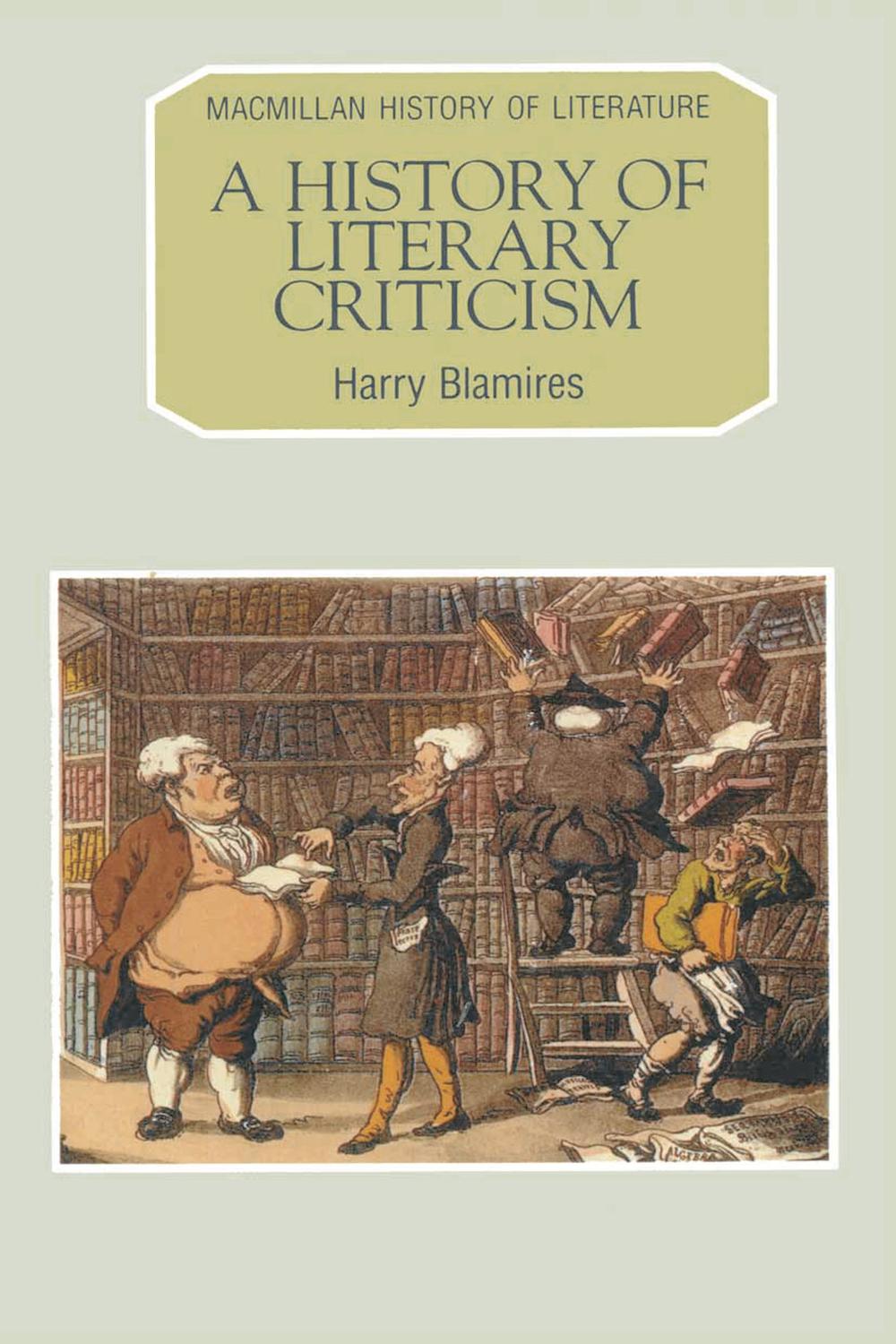 PDF] A History of Literary Criticism by Harry Blamires
