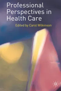 Professional Perspectives in Health Care_cover