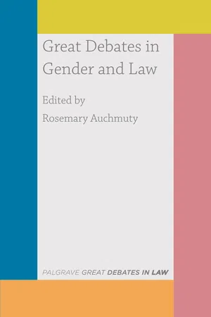 Great Debates in Gender and Law