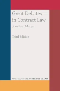 Great Debates in Contract Law_cover
