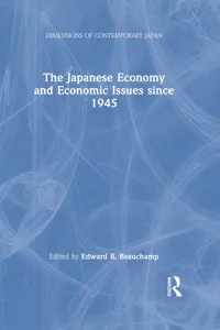 The Japanese Economy and Economic Issues since 1945_cover