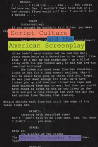 Script Culture and the American Screenplay_cover