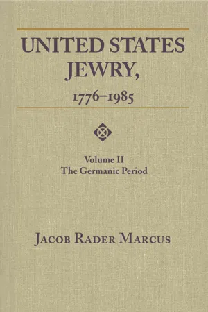 United States Jewry, 1776-1985