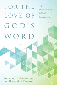 For the Love of God's Word_cover
