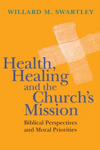 Health, Healing and the Church's Mission_cover