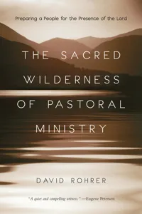 The Sacred Wilderness of Pastoral Ministry_cover