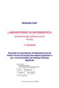 Laboratorio di informatica - Database Relazionali con Mysql_cover