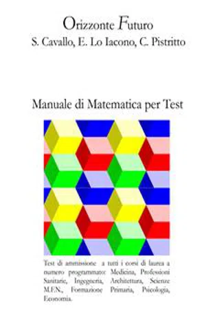 Manuale di Matematica per Test