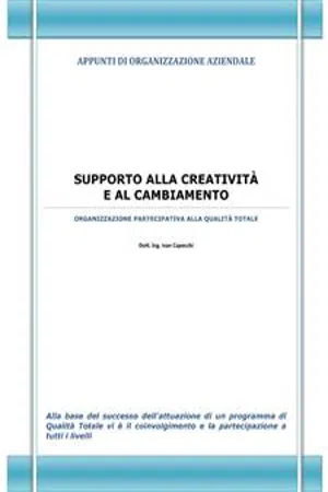 Supporto alla creatività e al cambiamento