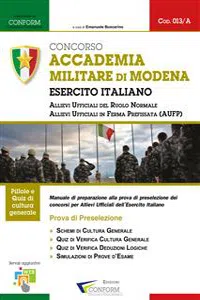 013A | Concorso Accademia Militare di Modena Esercito Italiano_cover