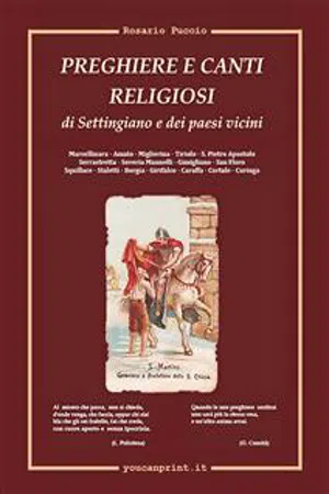 PREGHIERE E CANTI RELIGIOSI di Settingiano e dei paesi vicini