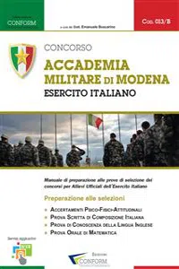 013B | Concorso Accademia Militare di Modena Esercito Italiano_cover