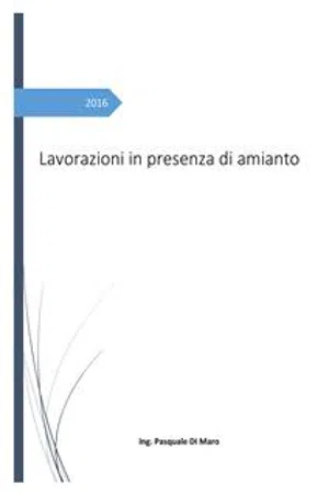 Lavorazioni in presenza di amianto